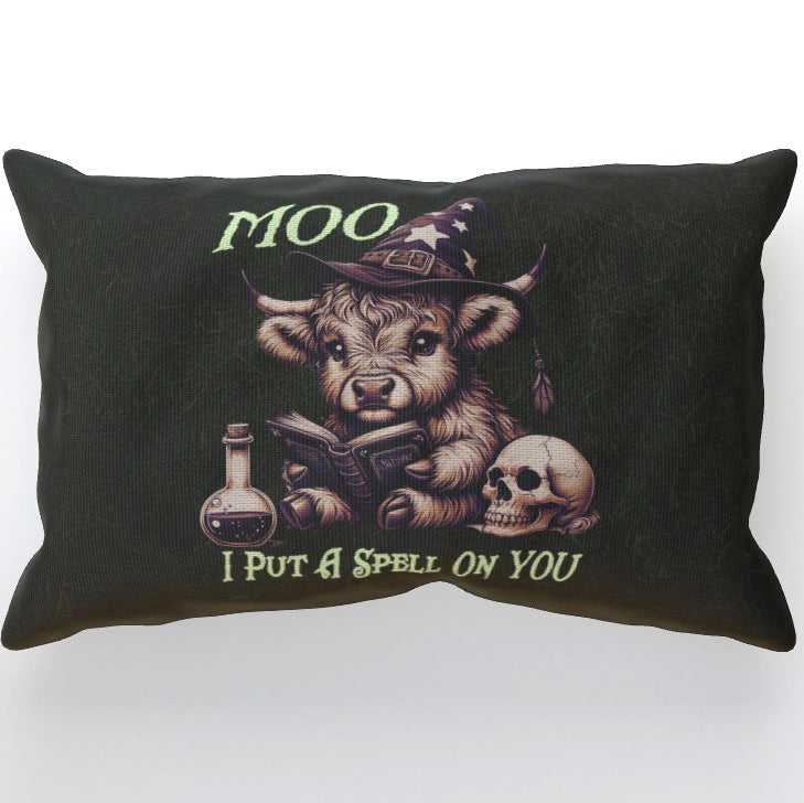 MOO I Put A Spell On YOU, Double-Sided Cushion