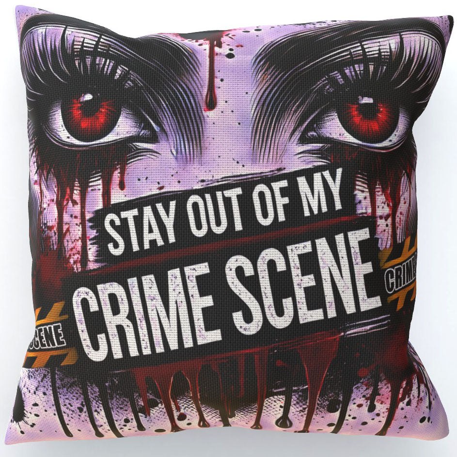 Stay Out Of My Crime Scene Cushion