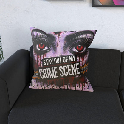 Stay Out Of My Crime Scene Cushion