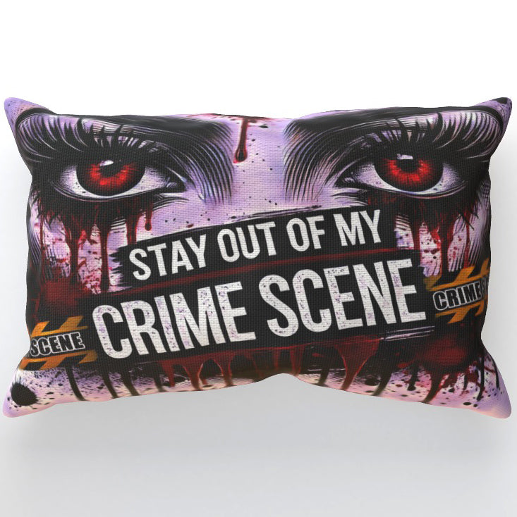 Stay Out Of My Crime Scene Cushion